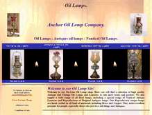 Tablet Screenshot of anchorlamps.com